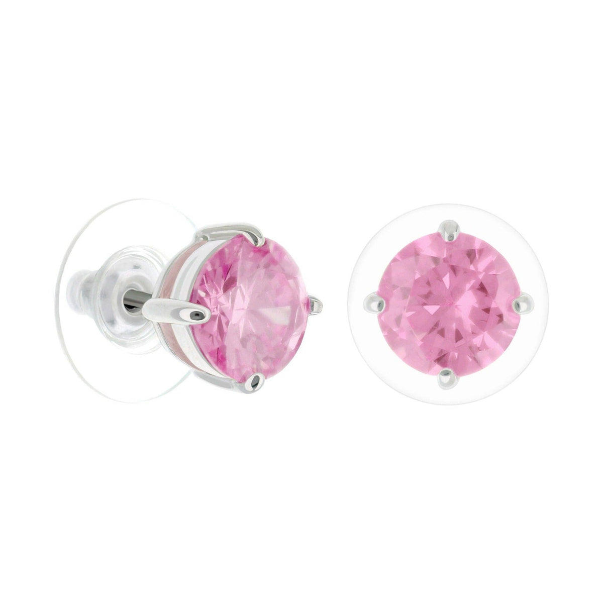 925 Stud Earrings 2 Ct