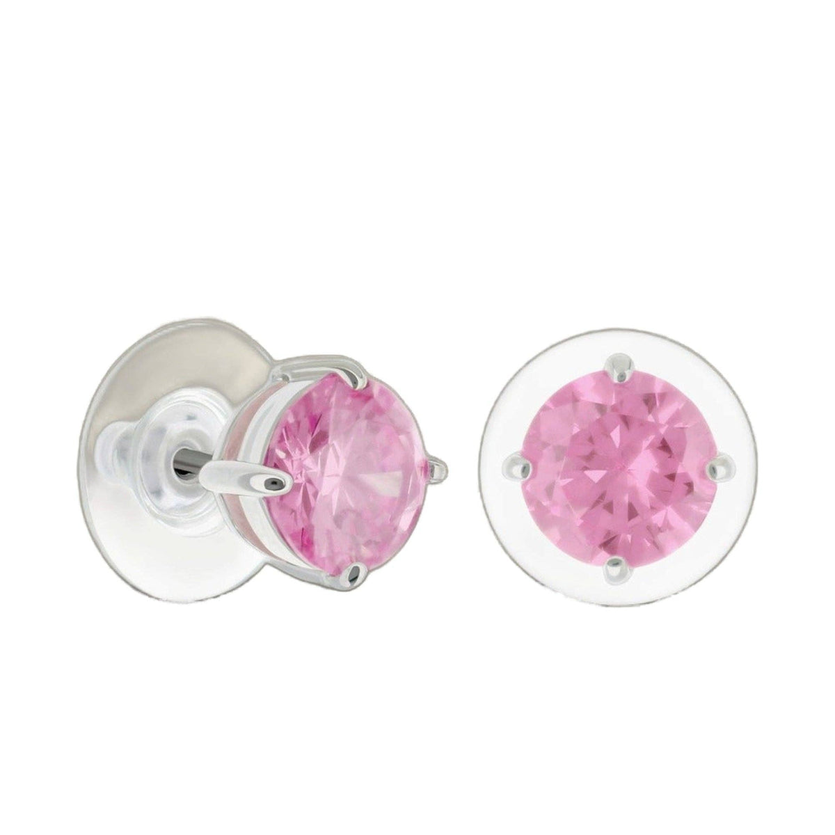 925 Stud Earrings 2 Ct