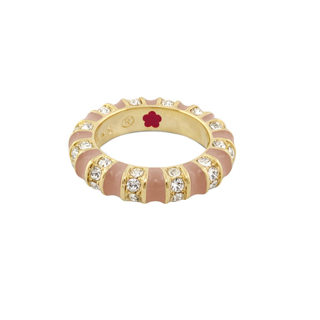 Stripe Tease Stackable Ring